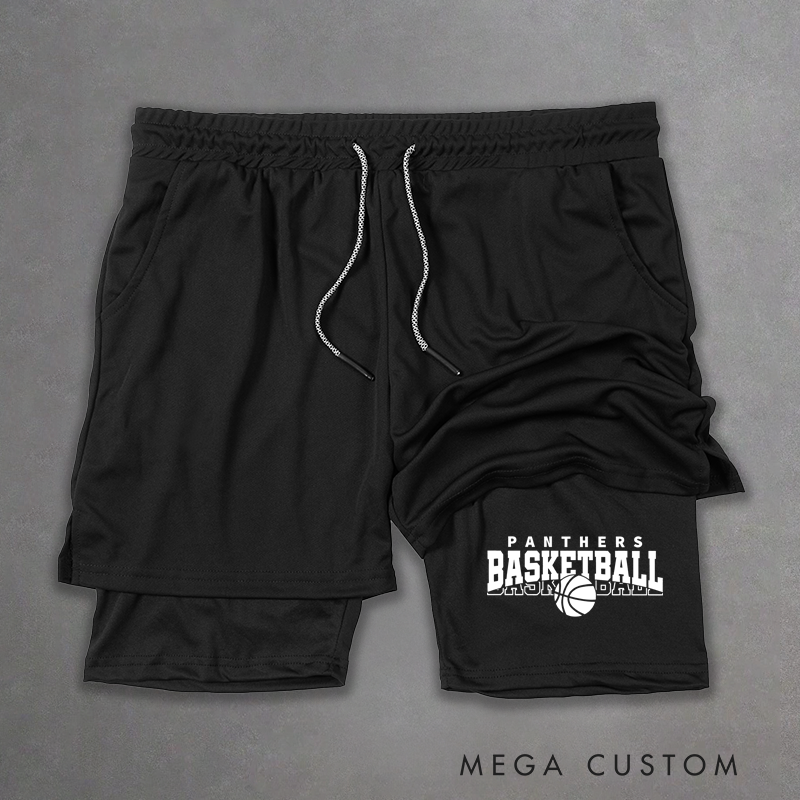 Personalized Basketball Shorts with Custom Team Name and Comfortable Design