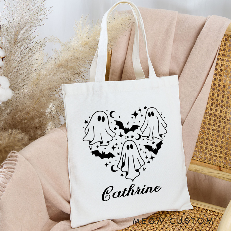 Personalized Well Read Witch Tote Bag Custom Witch Book Bag with Name Scary Book Club Bag Book Lover Gift Reader Gift Halloween Gift