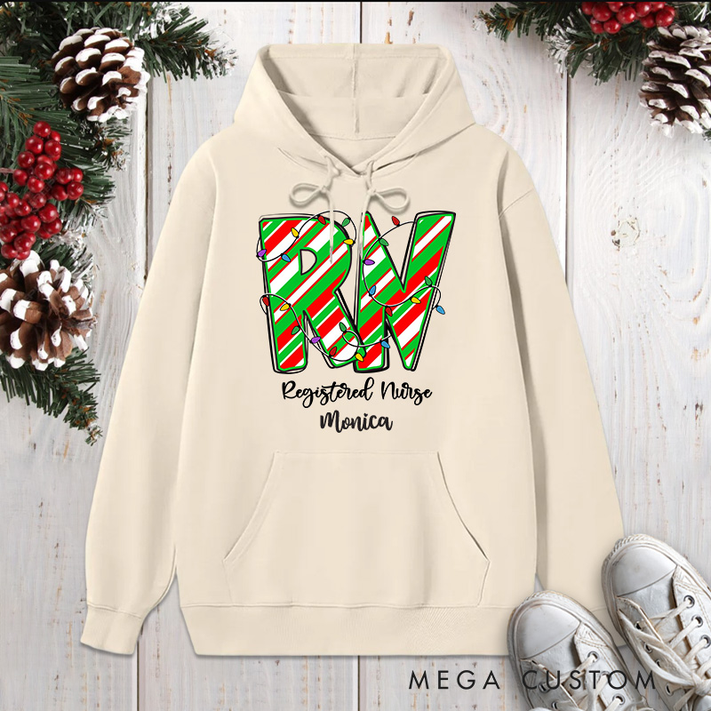 Personalized Hoodies for Nurse Customized Registered Nurse Design Hoodies Xmax Gift