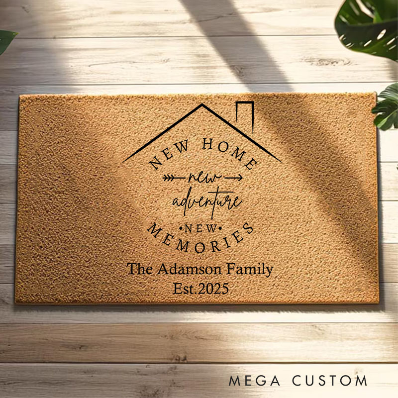 Personalized Elegant Welcome Doormat a Personalized Housewarming Gift to Add Style and Warmth to Your New Home