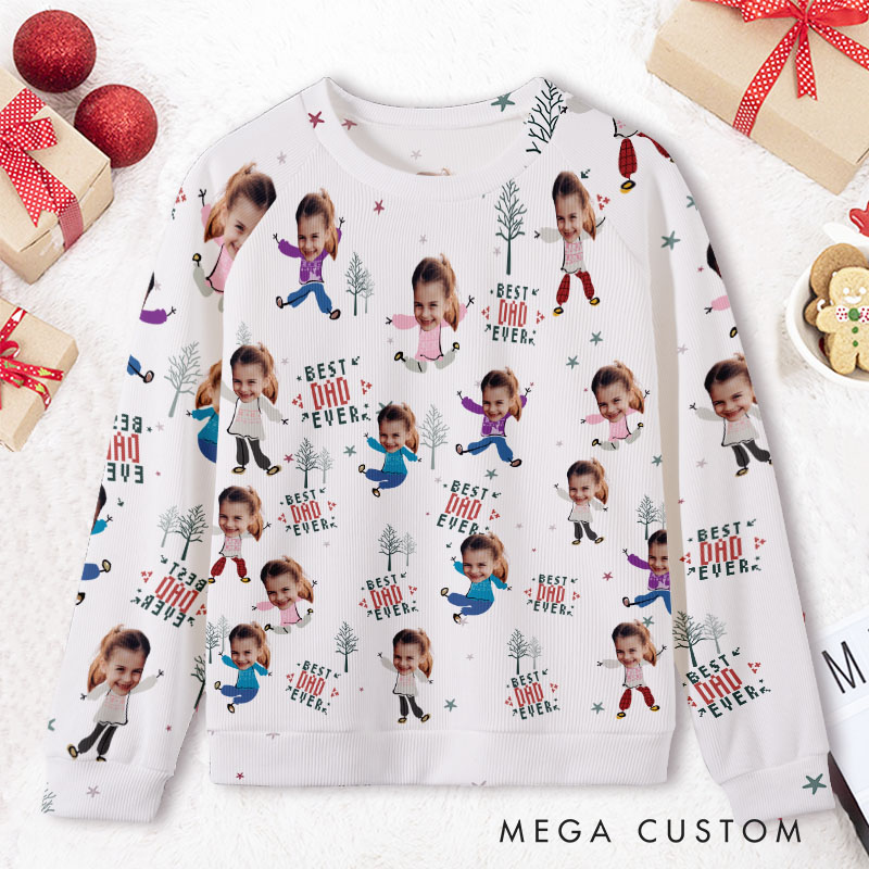 Personalized Cartoon Characters Whimsical Winter Fun Playful Holiday Vibes Ugly Sweater Shirt
