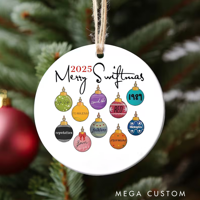 Personalized Christmas Ornament Custom Ornament with Name Concert Ornaments