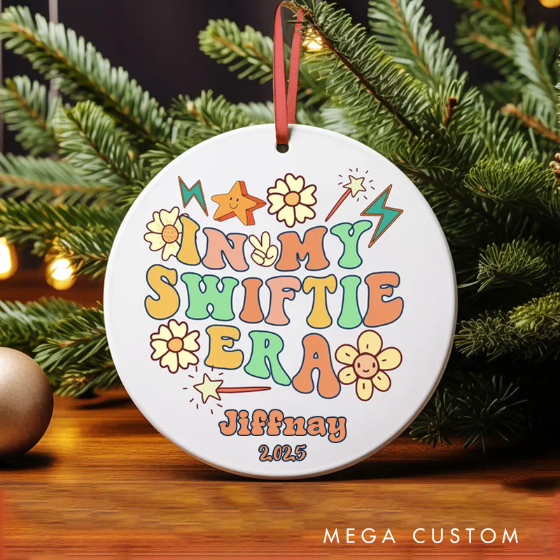 Personalized Tour Christmas Ornament Fan Christmas Ornament Gift in My Era Ornament