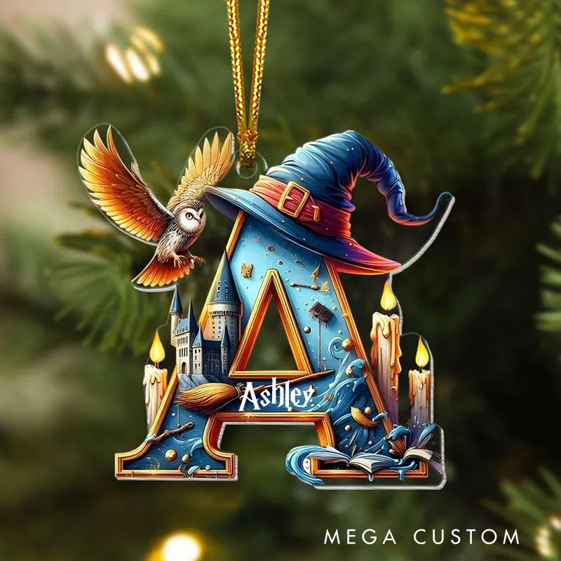 Personalized Magic Movie Owl Movie Fan 2D Flat Acrylic Ornament Movie Christmas Gift Film Xmas Gift Christmas Decor