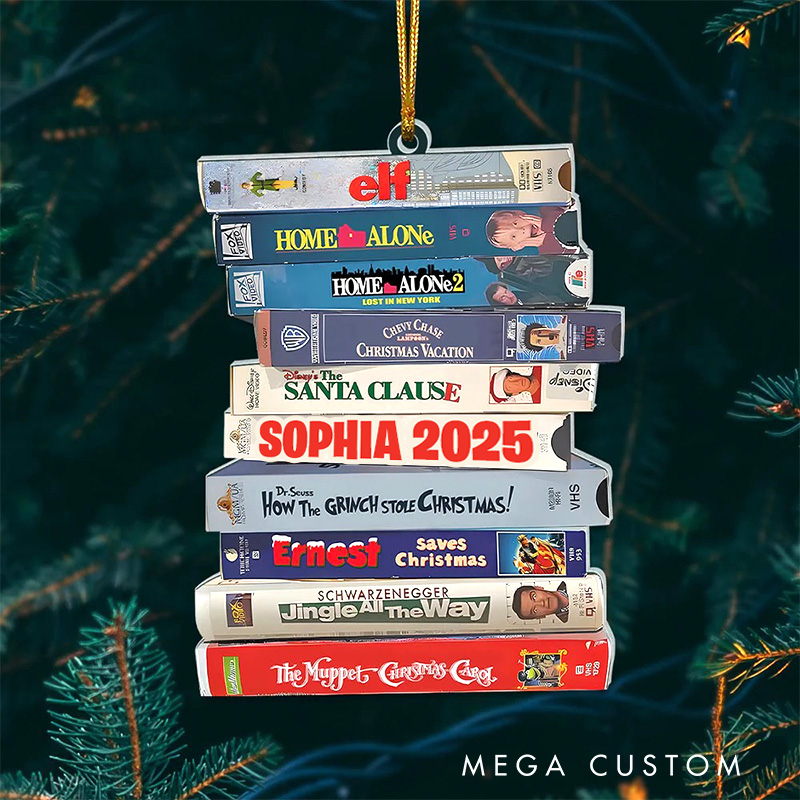 Personalized Classic Christmas Movies Acrylic Ornament Movie Christmas Gift Film Xmas Gift Christmas Decor