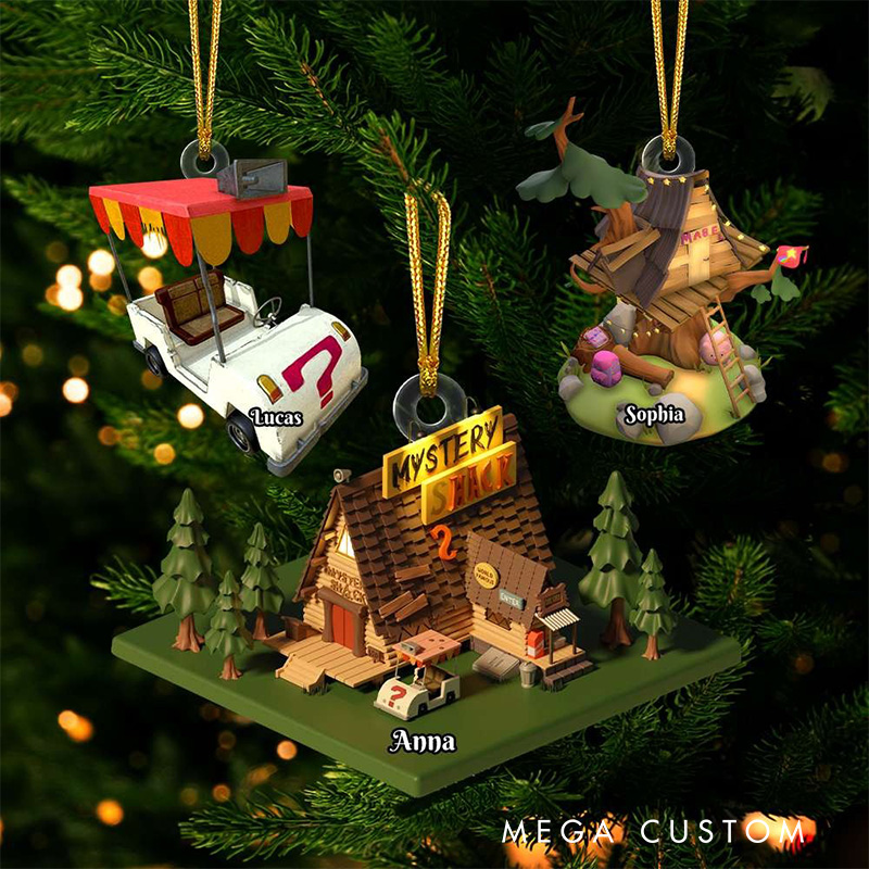 Personalized Tree House Movie Fan 2D Flat Acrylic Ornament Movie Christmas Gift Film Xmas Gift Christmas Decor