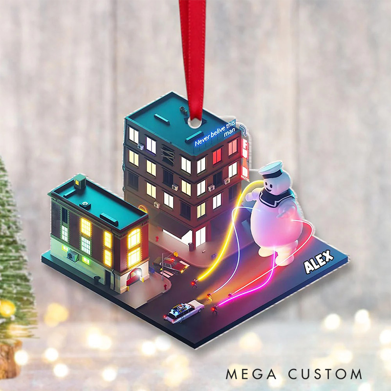 Personalized Hunting Movie Fan 2D Flat Acrylic Ornament Movie Christmas Gift Film Xmas Gift Christmas Decor