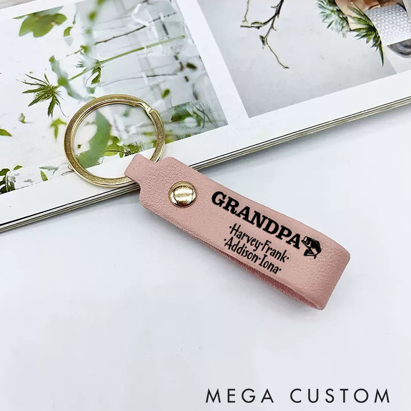 Personalized Grandpa Gift Idea Grandpa Fishing Keychain Fathers Day Gift For Grandpa Keychain Gift Idea For Papa Perfect Gift for Fishing Lover