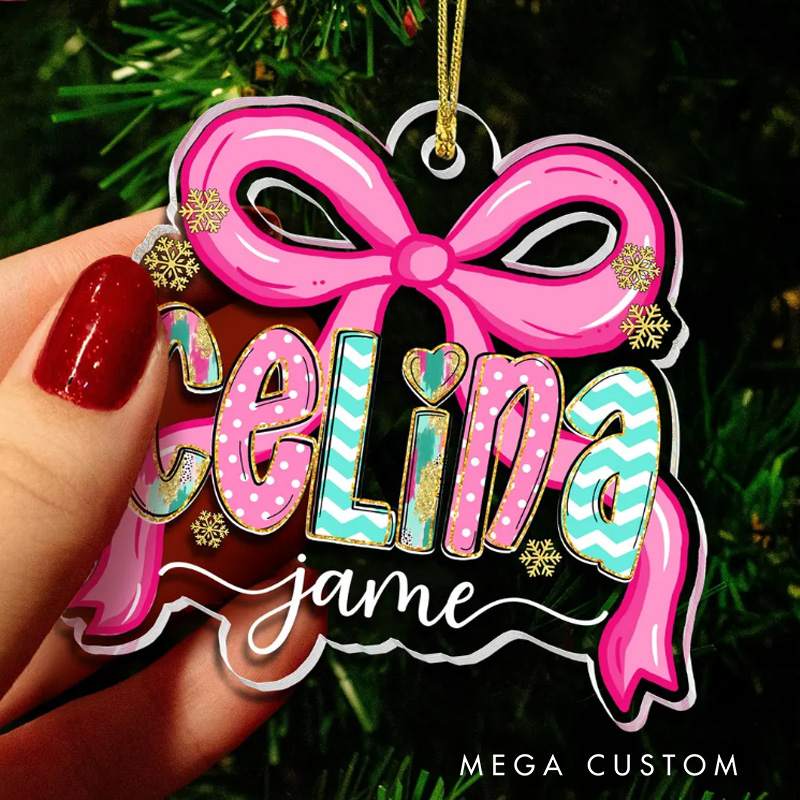 Personalized Kids Christmas Ornament Kids Girls Ornament 2025 Christmas Gift For Kids or Baby
