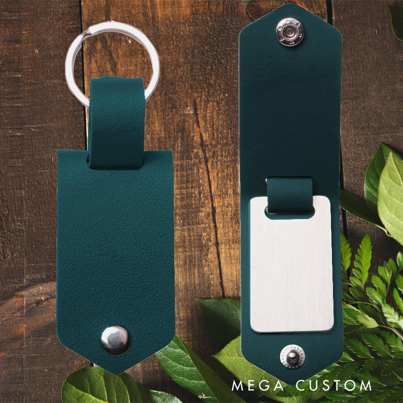 Personalized Reading is a Journey Through the Mind Keychains Engraved Leather Keychain with Name Photo Keychain Reading Lover Gift