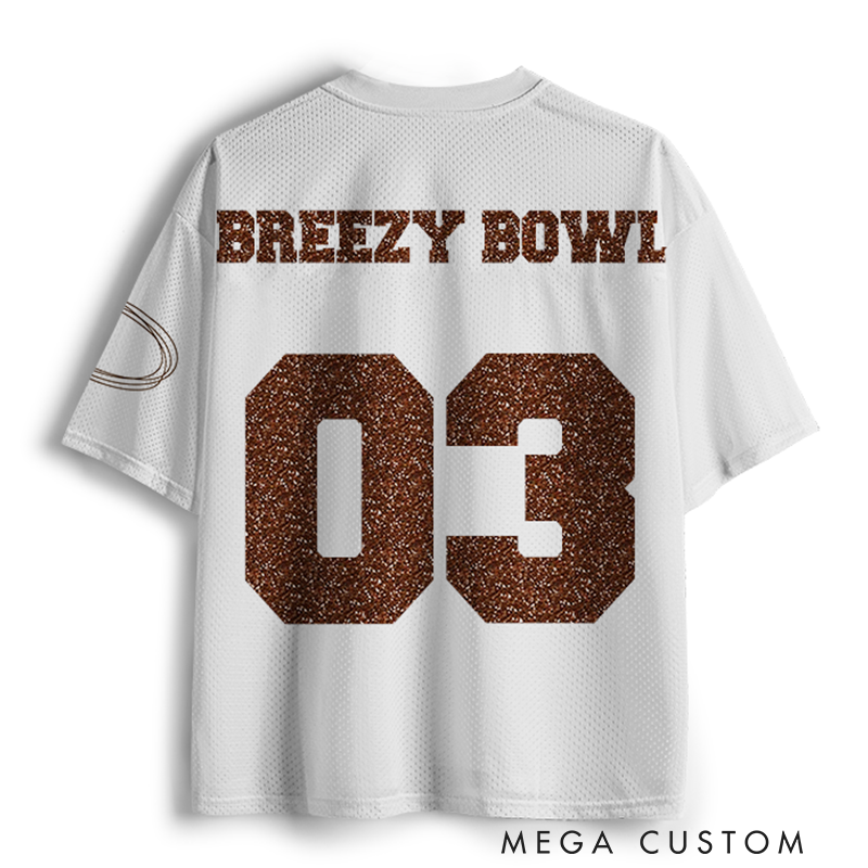 Personalized Football Jersey Mesh Concert Outfit Concert Shirt Gift for Fans