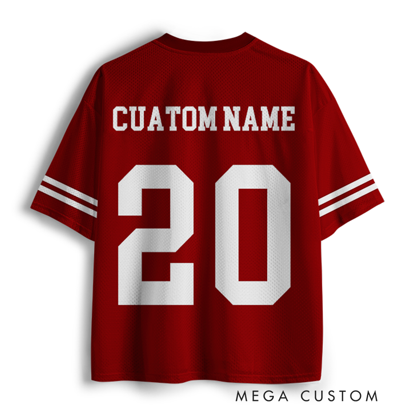 Personalized Football Jersey Mesh Concert Outfit Concert Shirt Gift for Fans Country Music