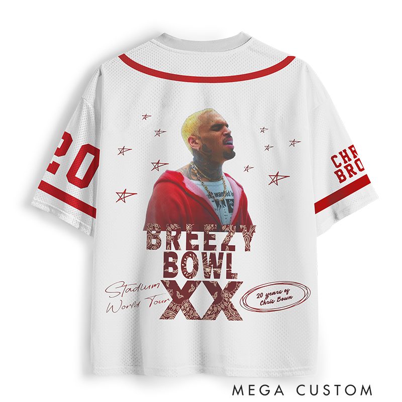 Personalized Hip Hop Music Tour Jersey Football Jersey Mesh Concert Outfit Concert Shirt Gift for Fans Country Music