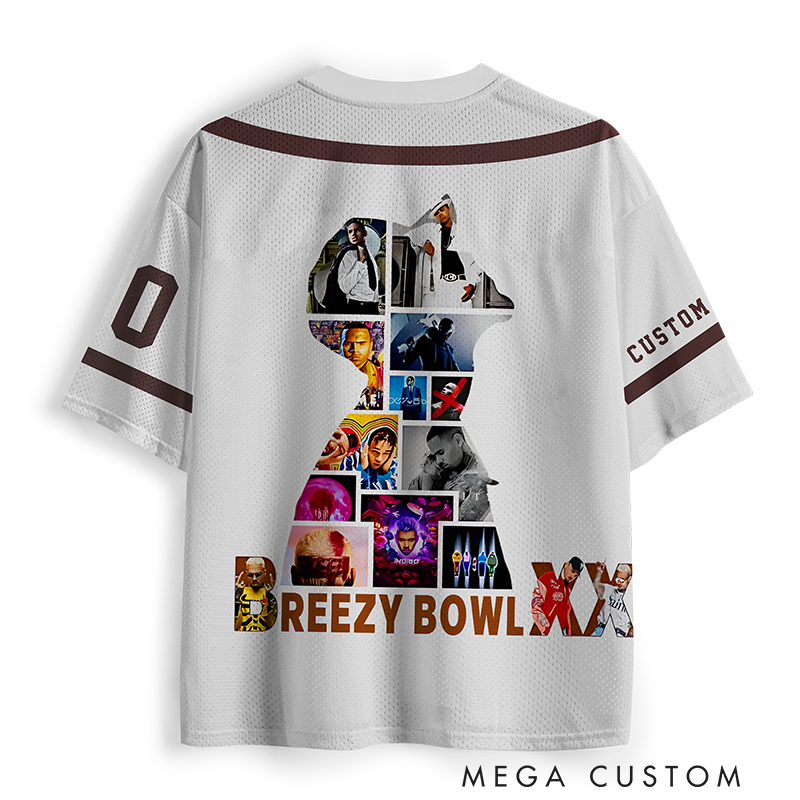 Personalized Hip Hop Music Tour Jersey Football Jersey Mesh Concert Outfit Concert Shirt Gift for Fans Country Music
