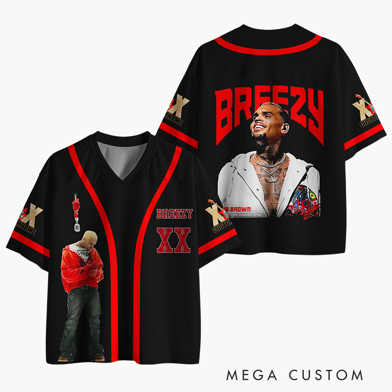 Personalized Hip Hop Music Tour Jersey Football Jersey Mesh Concert Outfit Concert Shirt Gift for Fans Country Music