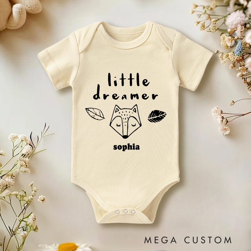 Personalized Little Dreamer Baby Onesie Baby Shower Gift