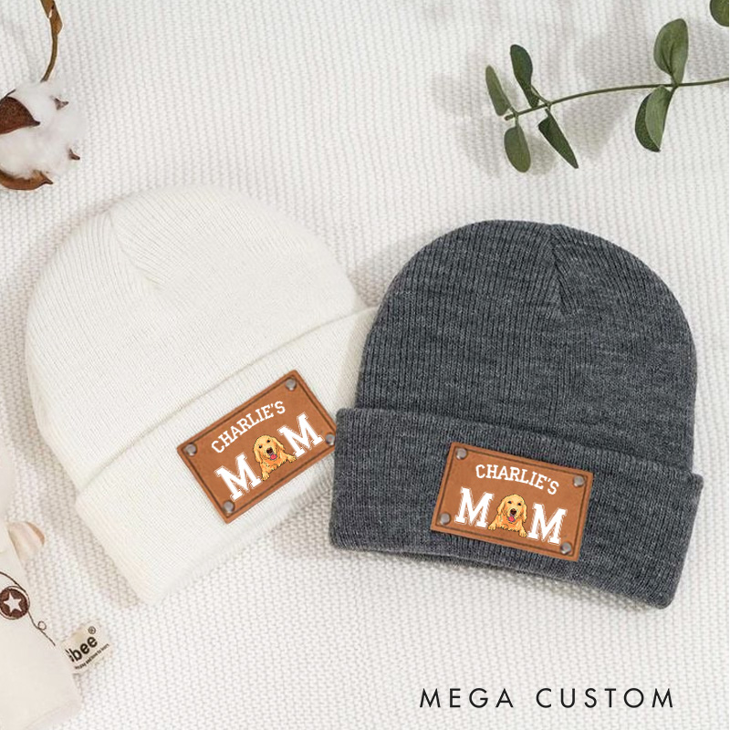 Personalized Mom and Dad Basic Baby Beanie