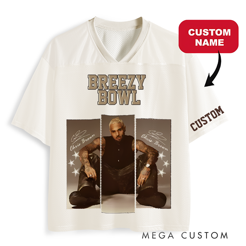 Personalized Hip Hop Music Tour Jersey Football Jersey Mesh Concert Outfit Concert Shirt Gift for Fans Country Music