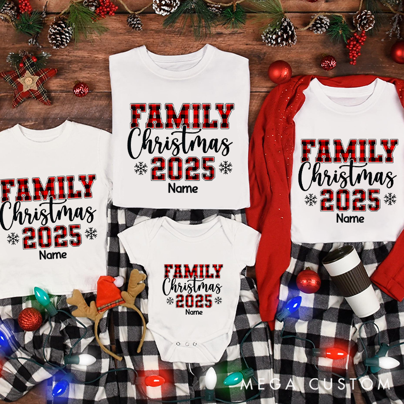 Personalized Festive Holiday with Creative and Vibrant Designs for Memorable Christmas Moments Family Theme Matching Outfit