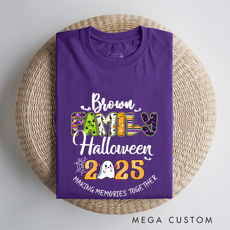 Personalized Halloween Making Memories Together Classic T-Shirt Halloween Party Gift