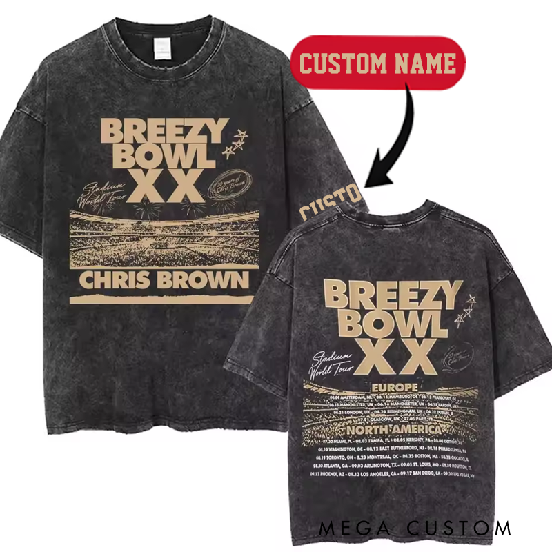 Personalized Hip Hop Music Tour Washed T-Shirts Concert Shirt Gift for Fans Country Music Music Lover