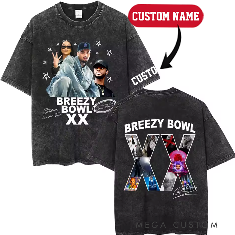 Personalized Hip Hop Music Tour Washed T-Shirts Concert Shirt Gift for Fans Country Music Music Lover