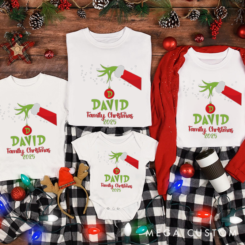 Personalized Christmas Gift Holiday Family Fun Family Matching Outfit