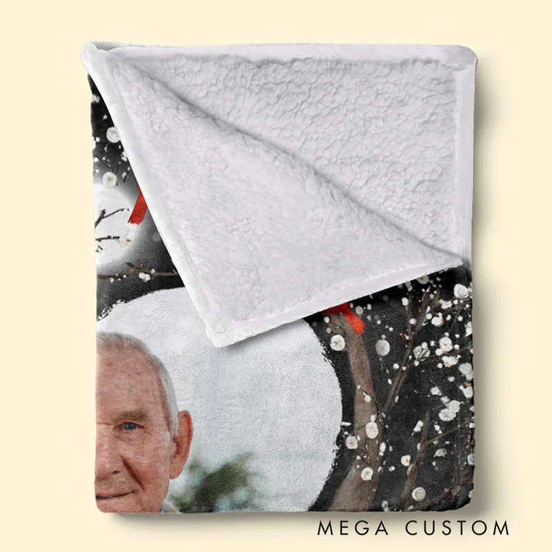 Personalized Memorial Photo Blanket A Hug From Heaven When You Really Miss Me Fleece Blanket Christmas Gift Sympathy Gift for Family Members