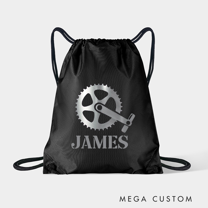 Personalized Gear Riding Drawstring Bag Team Sports Backpack Bags for Cycling Lovers