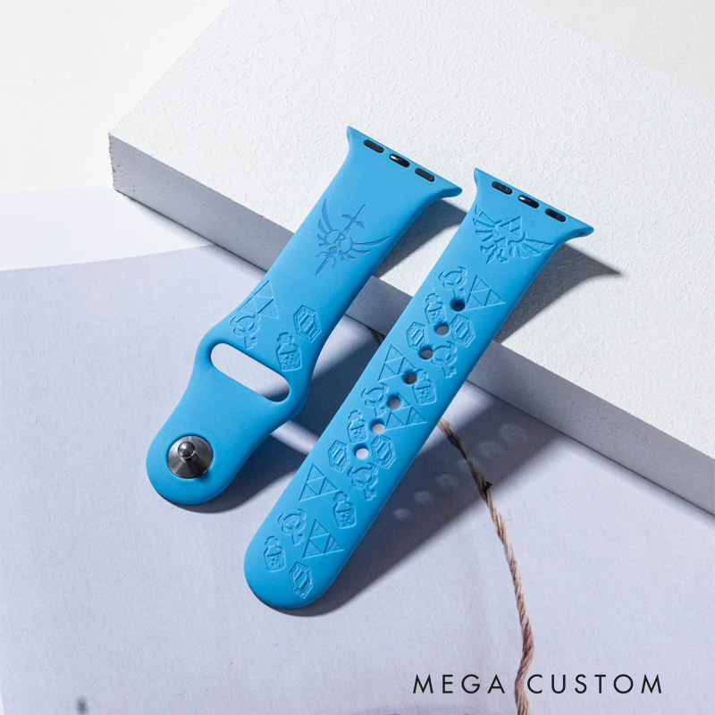 Personalized the Legend of You Silicone Watch Band for Apple Watch Game Lover Apple Watch Strap Gamer