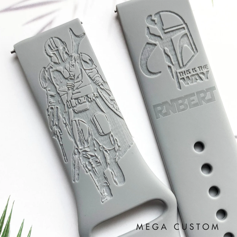 Personalized Science Fiction Enthusiasts Watch Band Engraved Watch Band Replacement Gift for Geek Nerd Gift for Him