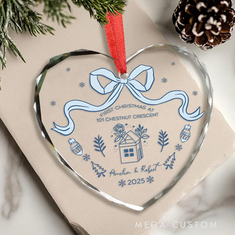 Personalized New Home Bauble New Home Christmas Ornament 2025 First Christmas in Our New Home Ornament Happy New Home Gift New Home Decor
