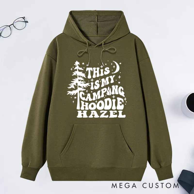 Personalized This Is My Camping Hoodie Camping Family Hoodie Adventure Hoodie Gift for Camping Outdoors Nature Lover