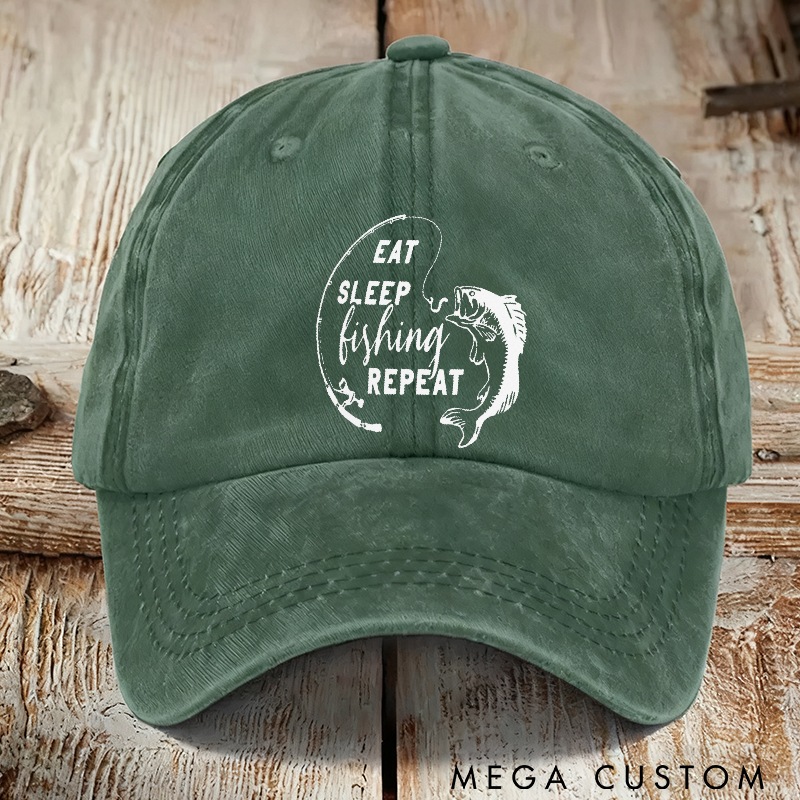 Personalized Fishing Hat Adjustable Cotton Baseball Cap Comfortable and Stylish Perfect Gift for Fishing Lovers and Outdoor Adventures