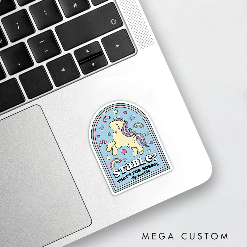 Personalized Funny Mental Health Sticker Celebrating Humor Joy and Imagination in Everyday Life Mental Health Gift