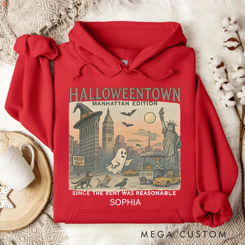 Personalized Halloweentown Manhattan Edition Fun Nostalgic Halloween Hoodies