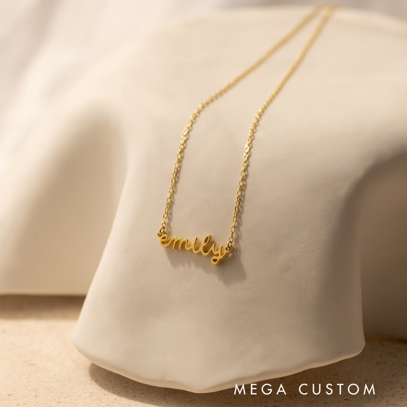 Personalized Name Necklace Stunning Silver Chain Thoughtful Custom Gift