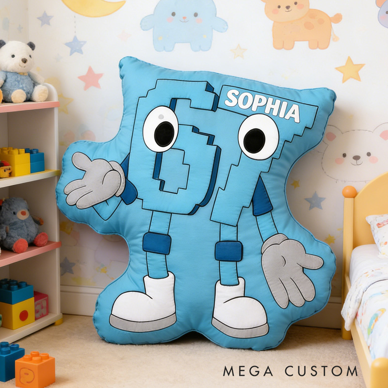 Personalized Cute Cartoon 67 Pillow For Kids Room Decor Graphic 3D Print Pillow
