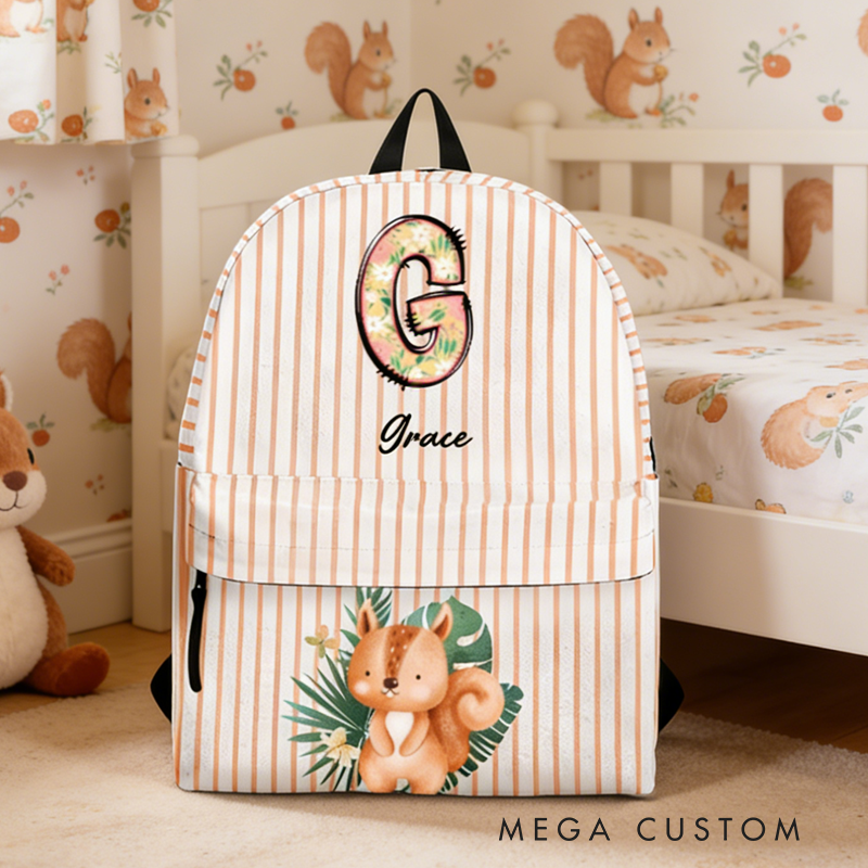 Personalized Cute Animals Kid Backpack Back to School Gift Birthday Gifts