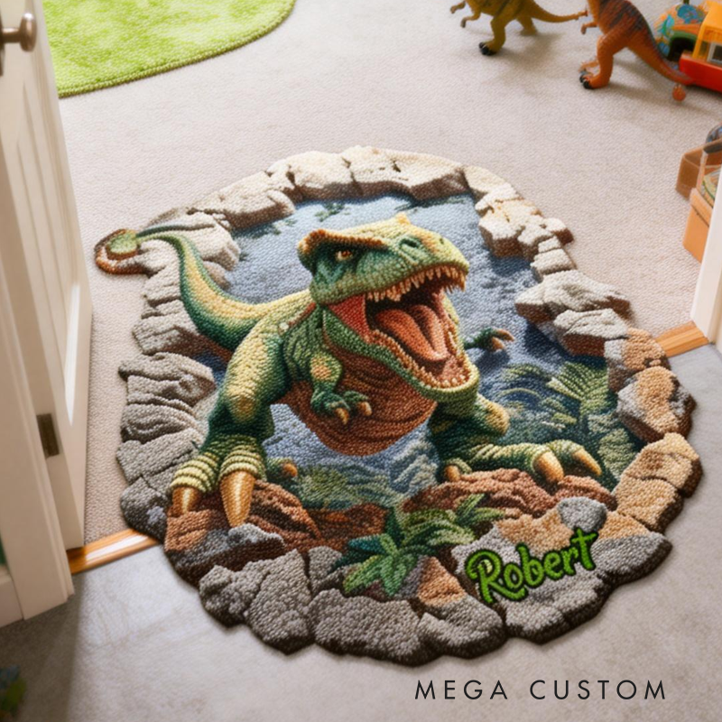Personalized Cool Dinosaurs Customizable with Your Name Cute Gift for Children