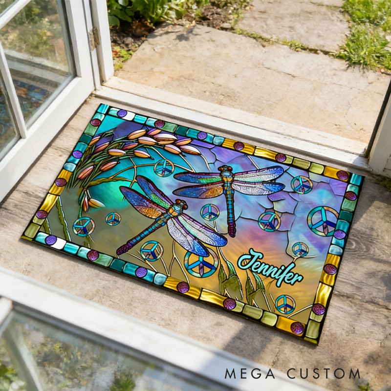 Personalized Personalized Hippie Soul Hippie Doormat Birthday Gifts for Kids