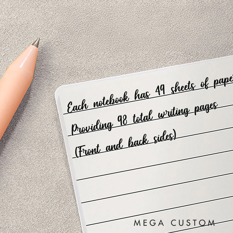 Personalized Trendy Pink Theme Custom Name Fashion Mark Pattern Creative Journal Gifts For Girl Daughters Friends