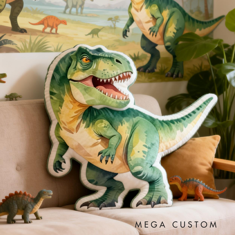 Personalized Cool Dinosaurs Graphic 3D Print Pillow Birthday Gifts Funny Gifts Dinosaurs Lovers Gifts