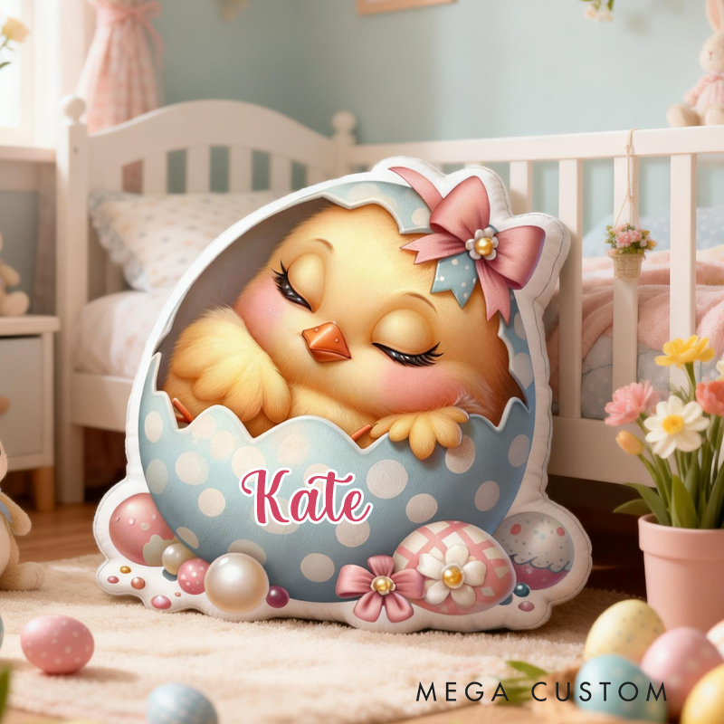 Personalized Cute Easter Egg Graphic 3D Print Pillow Birthday Gifts Funny Gifts Easter Gifts 