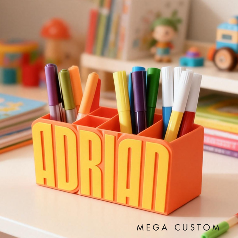 Personalized Pen Holder Birthday Gift for Kids Kids Room Decor Gift for Kids or Teachers