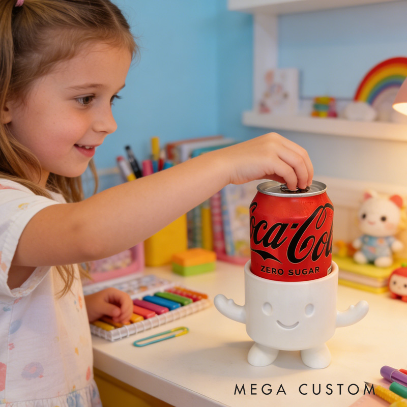 Funny Cartoon Shaped Creative Drink Accessory Cup Holder Pen holder 3d Printing