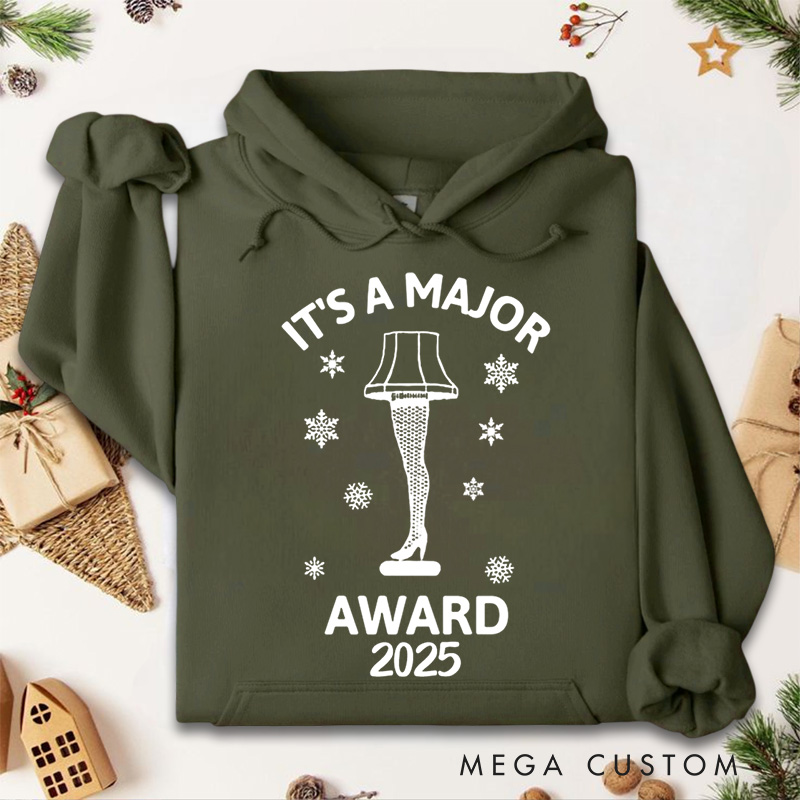 Personalized Christmas Story Leg Lamp Hoodies Funny Christmas Gift