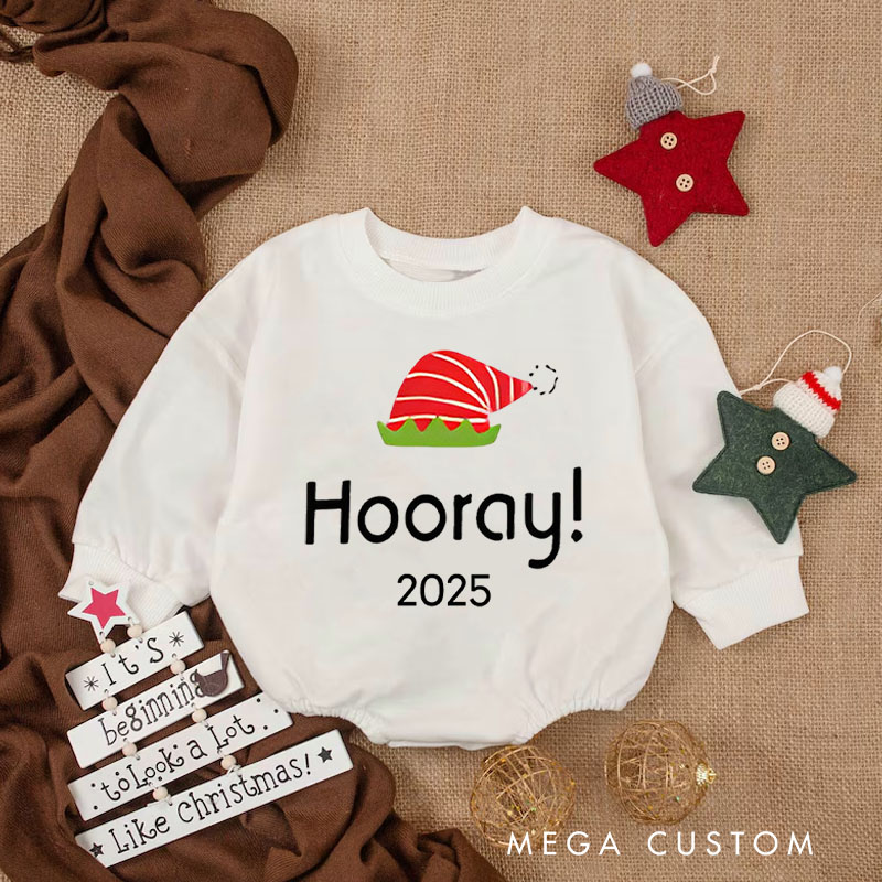 Personalized Hooray Baby Onesie Perfect for Adding Joy and Whimsy to Everyday Baby Outfits Baby Bodysuit