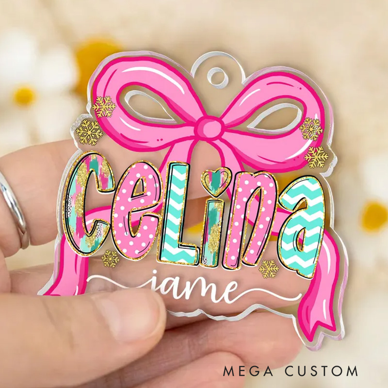 Personalized Kids Christmas Ornament Kids Girls Ornament 2025 Christmas Gift For Kids or Baby