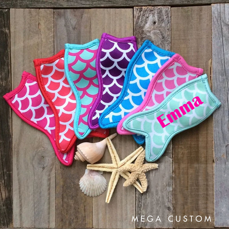 Personalized Shark Popsicle Holder for Kids to Keep Hands Warm and Snacks Cool During Summer Adventures
